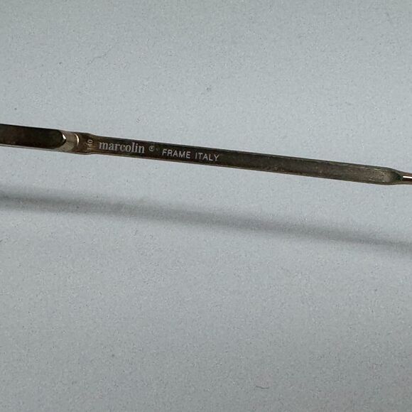 MARCOLIN Mod 7112 Brown/ Gold Swarovski Crystal Eyeglasses Frame 54-17-140 14312 - Picture 7 of 8